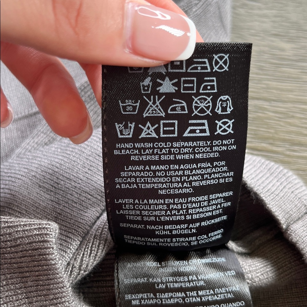 Guess Y2K gray knit bandage mini dress XS bodycon night out party Kim K style - Picture 13 of 16